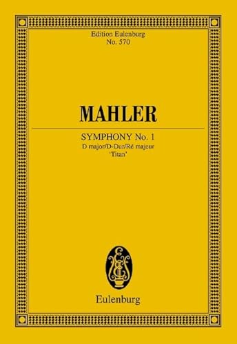 9783795761363: Symphonie No. 1 R majeur: "Der Titan". orchestra. Partition d'tude.