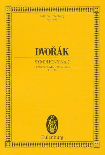 9783795762216: Symphony No. 7 in D Minor, Op. 70 (Old No. 2): Study Score