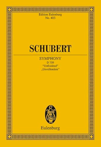 Beispielbild fr Symphony No.8 in b minor, D 759. Miniature Score zum Verkauf von WorldofBooks