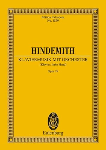 Klaviermusik mit Orchester - Hindemith, Paul (1895-1963)