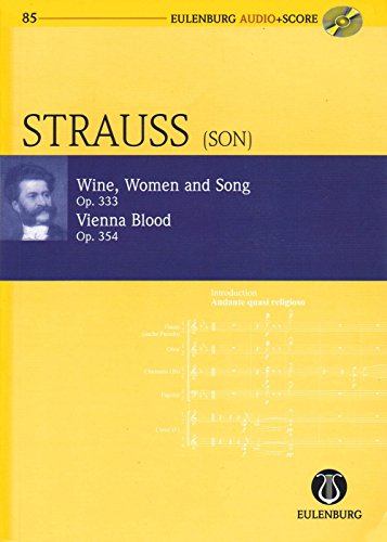 Stock image for Wine, Women and Song, Op. 333 & Vienna Blood, Op. 354 (Book & Merchandise) for sale by AussieBookSeller