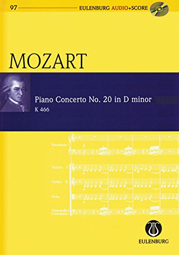 Stock image for PIANO CONCERTO NO. 20 IN D MINOR - STUDY SCORE AND CD Format: Paperback for sale by INDOO