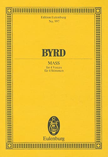 9783795766030: Mass in F Minor: For 4 Voices Satb: 997 (Edition Eulenburg)