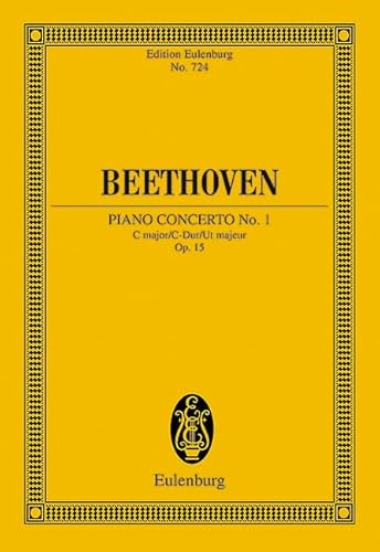 Stock image for Piano Concerto No. 1, Op. 15: in C Major (Edition Eulenburg) for sale by HPB-Red