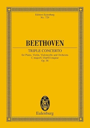 Triple Concerto in C Major, Op. 56: Study Score (9783795766887) by [???]