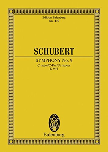 Imagen de archivo de Symphony No. 9 in C Major, D 944 (Edition Eulenburg) a la venta por Red's Corner LLC