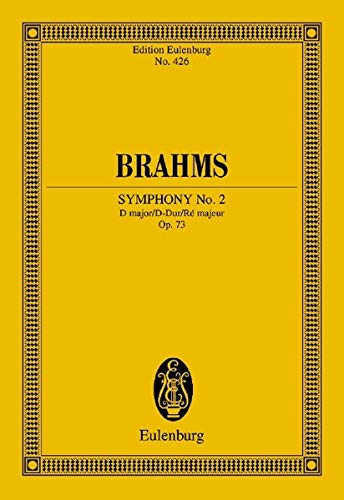 Beispielbild fr Symphony No. 2 in D Major, Op. 73: Study Score zum Verkauf von GH Mott, Bookseller
