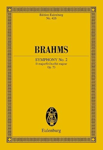 9783795767013: Symphony 2 Op. 73 D Maj.