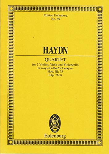 String Quartet Op. 76, No. 1: in G Major