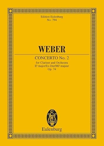 Imagen de archivo de Clarinet Concerto No. 2, Op. 74: in E-Flat Major a la venta por Ergodebooks