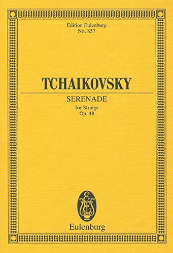 Beispielbild fr Serenade for Strings, Op.48. Miniature Score zum Verkauf von WorldofBooks