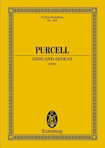 Stock image for Dido And Aeneas (Harris Ed.) (Edition Eulenburg) for sale by AwesomeBooks