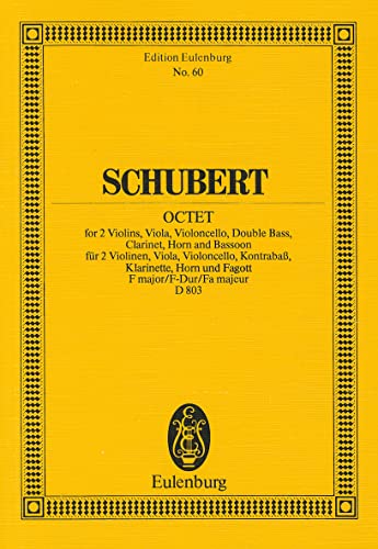 Octet D. 803 F Maj (Edition Eulenburg)