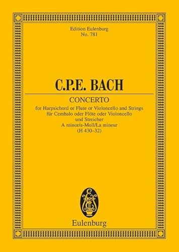 Concerto in A Minor: Study Score (9783795771164) by Altmann, Wilhelm