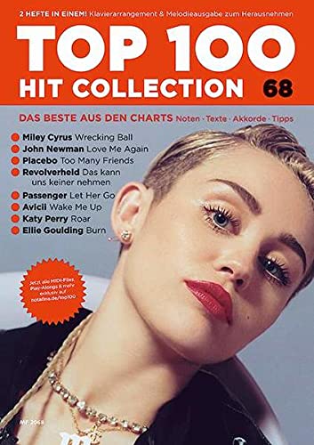 Beispielbild fr Top 100 Hit Collection 68: Das Beste aus den Charts / Noten - Texte - Akkorde - Tipps. Band 68. Klavier / Keyboard. zum Verkauf von medimops