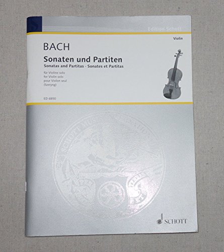 9783795795047: Sonates et Partitas: Edited and provided with fingering by Henryk Szeryng. violin.