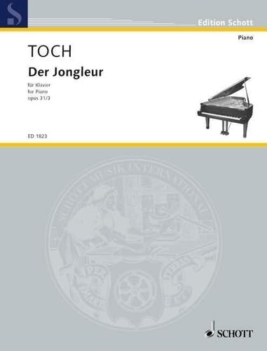 Sinfonía mínimo Superar The juggler op. 31/3 piano - Ernst, Toch: 9783795795283 - IberLibro