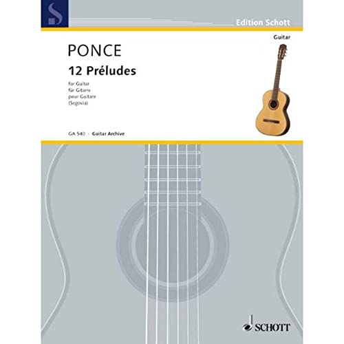 12 Preludes (Easy Etudes): Guitar Solo (9783795795344) by [???]