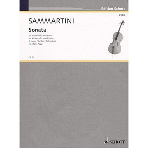 Beispielbild fr Sonata in G Major: Violoncello and Piano zum Verkauf von Revaluation Books