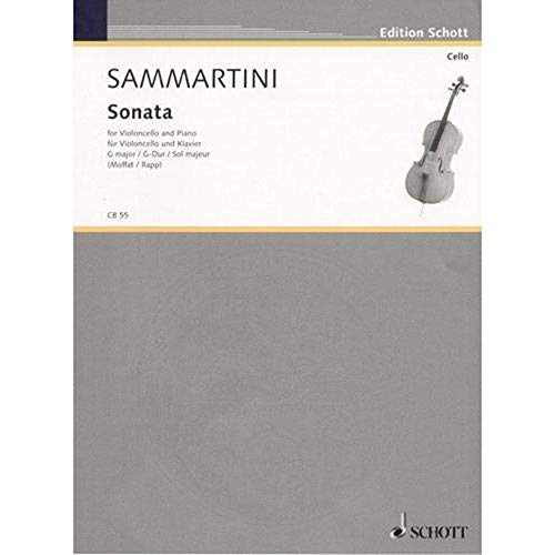 9783795795436: Sonata G Major: cello and piano.
