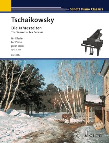 THE SEASONS (DIE JAHRESZEITEN) OP37BIS FOR PIANO (9783795796242) by Peter Ilyich Tchaikovsky