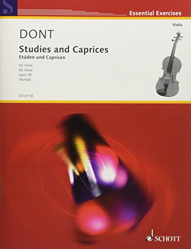 Beispielbild fr STUDIES AND CAPRICES OP35 FOR VIOLA Format: Paperback zum Verkauf von INDOO