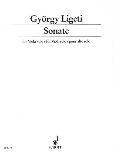9783795797409: Sonata: for viola solo. viola.