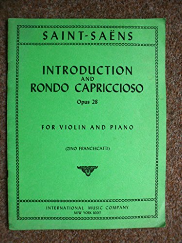 9783795798642: Introduction et Rondo Capriccioso, Op. 28: for Violin and Piano