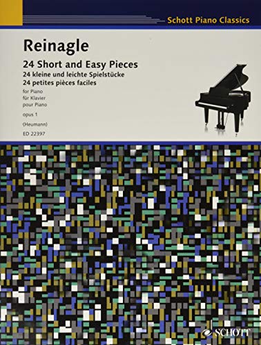 Imagen de archivo de 24 Short and Easy Pieces for Piano, Op. 1: Intended First Lessons for the Pianoforte a la venta por Revaluation Books