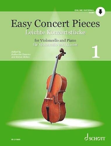 Beispielbild fr Easy Concert Pieces Volume 1 Cello and Piano Book/Online Audio zum Verkauf von Blackwell's