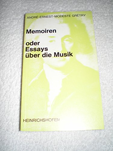 Stock image for Memoiren oder Essays ber die Musik for sale by medimops