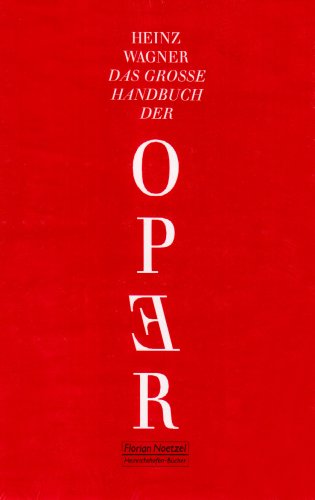 9783795909031: Das groe Handbuch der Oper