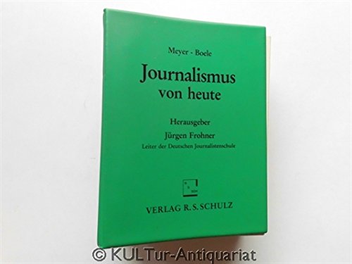 Imagen de archivo de Journalismus von heute a la venta por medimops