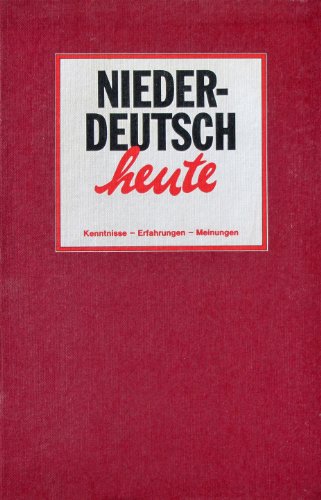 Beispielbild fr Niederdeutsch heute: Kenntnisse, Erfahrungen, Meinungen zum Verkauf von Kultgut