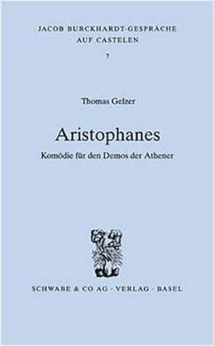 9783796513602: Aristophanes - Komodie Fur Den Demos Der Athener