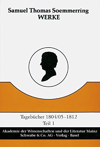 Imagen de archivo de (Werke) Tagebucher 1804/05 - 1808. Teil I : Januar - Marz 1804, April 1805 - Dezember 1808 a la venta por Atticus Books