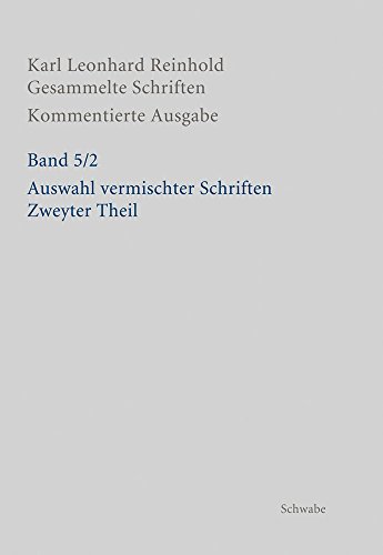 9783796534942: Auswahl vermischter Schriften - Zweyter Theil: 5/2