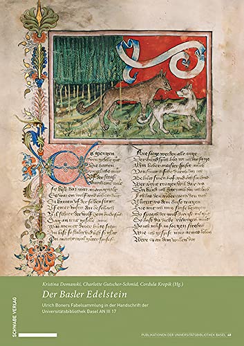 9783796543586: Der Basler Edelstein: Ulrich Boners Fabelsammlung in Der Handschrift Der Universitatsbibliothek Basel an III 17