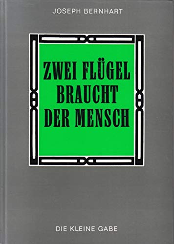Stock image for Zwei Flgel braucht der Mensch. Vier Legenden for sale by Versandantiquariat Felix Mcke