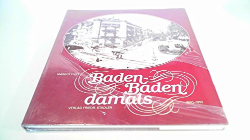 Beispielbild fr Baden-Baden damals zum Verkauf von medimops