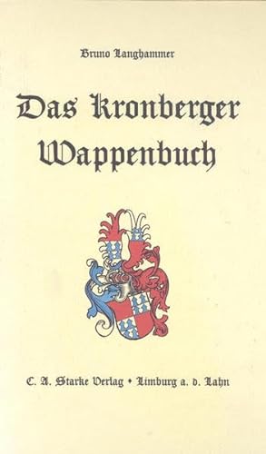 9783798005358: Das Kronberger Wappenbuch
