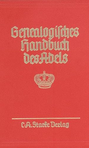 9783798008557: Genealogisches Handbuch des Adels: Frstliche Huser XX
