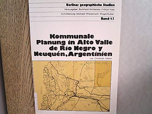 Kommunale Planung in Alto Valle de Rio Negro y Neuquén, Argentinien.