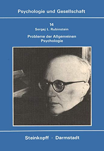 Imagen de archivo de Probleme der Allgemeinen Psychologie (Psychologie und Gesellschaft) a la venta por medimops