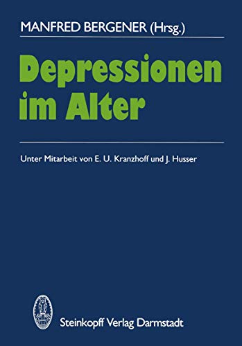 Stock image for Depressionen im Alter for sale by Bernhard Kiewel Rare Books