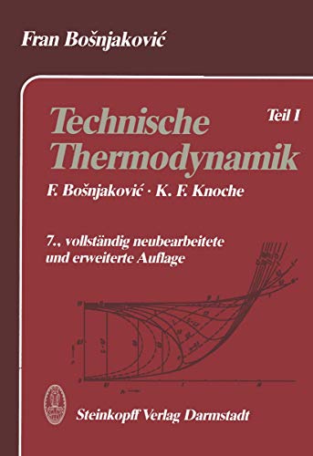 9783798507593: Technische Thermodynamik: Teil I