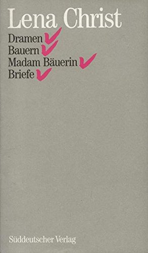 Beispielbild fr Dramen; Bauern und andere Erzhlungen; Madam Burin; Briefe : Hrsg. v. Walter Schmitz. (Smtliche Werke, Bd.3) zum Verkauf von mneme