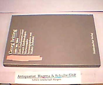 Georg Britting 1891-1964 Zum Erscheinen einer neuen fünfbändigen Werkausgabe - Schmitz (Hrg.), Walter