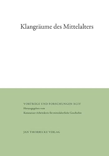Stock image for Klangrume des Mittelalters for sale by GreatBookPrices