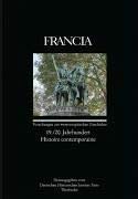 Imagen de archivo de Francia 30/3. Forschungen zur westeuropischen Geschichte. Herausgegeben vom Deutschen Historischen Institut Paris. isbn 3799581103 a la venta por D2D Books